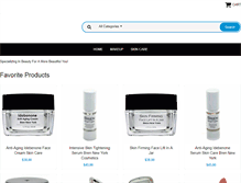 Tablet Screenshot of brencosmetics.com